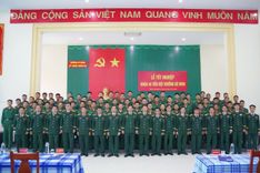 Trường Sĩ quan Kỹ thuật quân sự tổ chức Lễ tốt nghiệp Khóa 46 Tiểu đội trưởng bộ binh