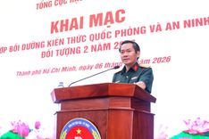 Tổng cục Hậu cần – Kỹ thuật khai mạc Lớp bồi dưỡng kiến thức quốc phòng và an ninh đối tượng 2 năm 2026