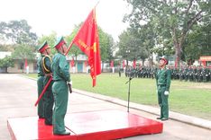 400 chiến sĩ mới tuyên thệ tại Trường Sĩ quan Kỹ thuật Quân sự